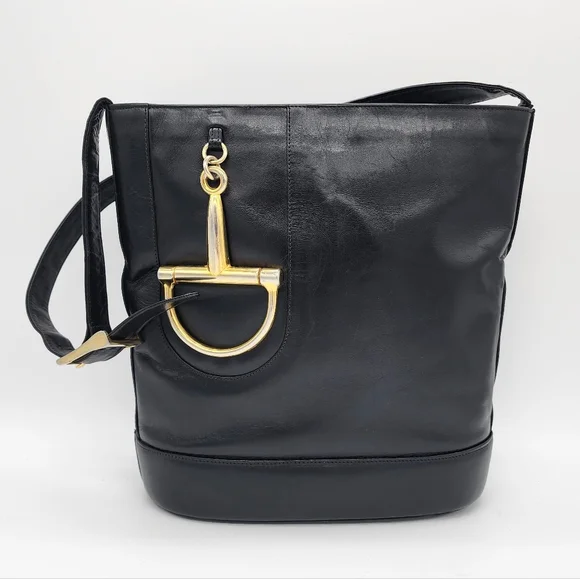 Bellido for Susan Gail Vintage Y2K Leather Shoulder Bag Spain - Picture 3 of 14